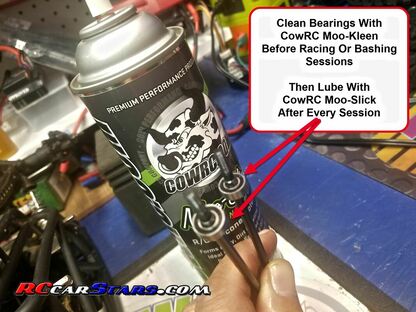 CowRC Moo-Kleen & Moo-Slick Used on Axial Stock Bearings for Extended Life and Performance