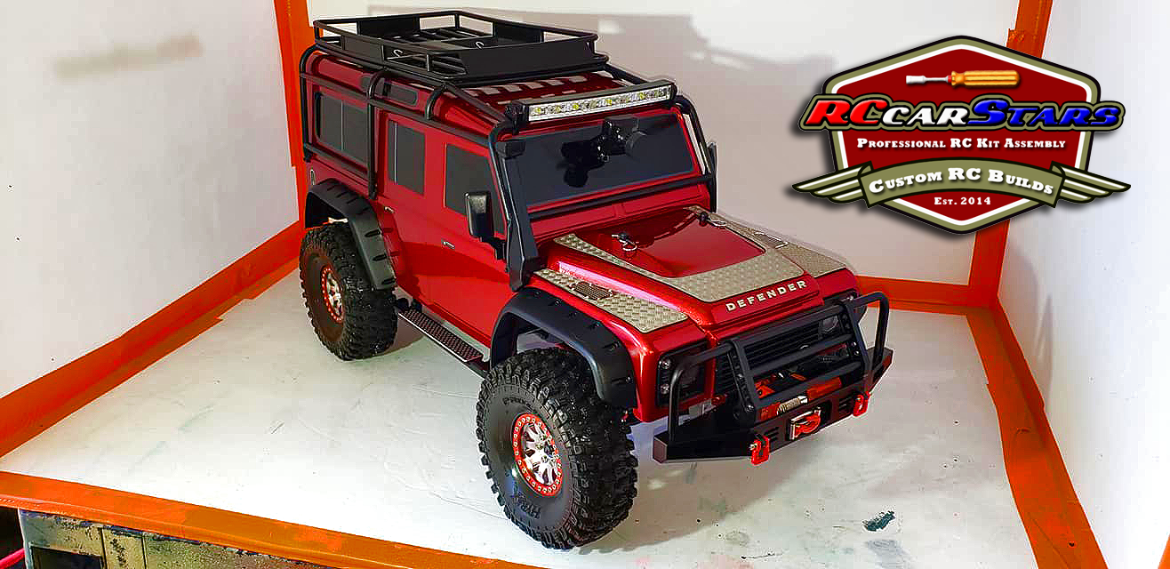 Traxxas TRX4 Custom Build, New Axles, Massive Red Anodized Aluminum Parts Added, Lights, Winch, Bumpers, Wheels, Tires, Drive Shafts, Links, and FPV unit.
