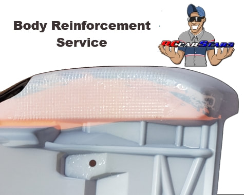 RCcarStars Body Reinforcement Service for Traxxas Slash 4x4
